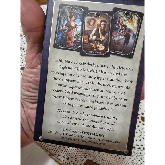 Fin de Siecle Fortune Telling Deck 39 Cards 83 PG Illustrated Guidebook US Games - Picture 3 of 6